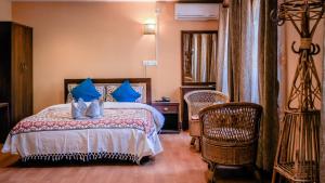 Letto o letti in una camera di Hong Si Hotel- A Home Away from Home
