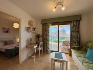 Posezení v ubytování Apartamento Esmeralda Suites