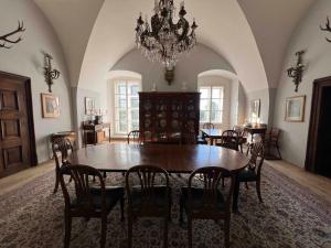 Area soggiorno di Charming Castle in Austria
