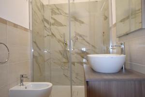 A bathroom at La Marina 2