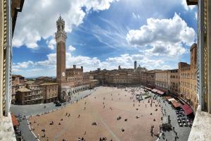Výhľad na mesto Siena alebo výhľad na mesto priamo z apartmánu