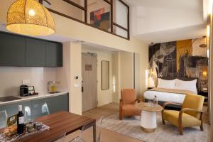 Зона вітальні в Palais Ségurane Boutique Hôtel