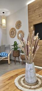 Posezení v ubytování Aeraki Luxury Apartment