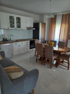 Kuchyň nebo kuchyňský kout v ubytování Holiday house Tunjarice