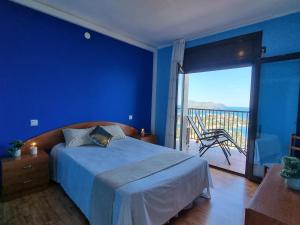 A bed or beds in a room at 5594 Apartment in Llançà