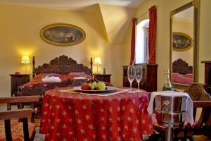 Voodi või voodid majutusasutuse Hotel Ruze toas