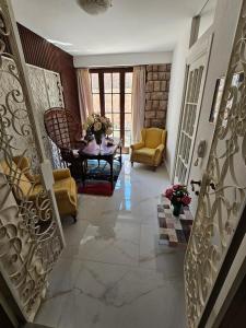 Posezení v ubytování B&B Casa Tessieri