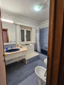 Koupelna v ubytování B&B Casa Tessieri