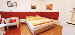 Katil atau katil-katil dalam bilik di Apart Júlia Villa
