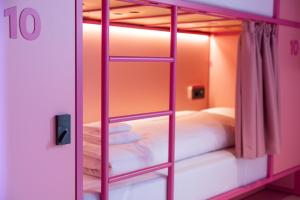 Postel nebo postele na pokoji v ubytování Bunks at Rode