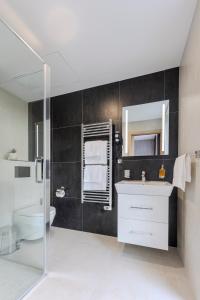 Ένα μπάνιο στο Hotel Tříška