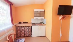Dapur atau dapur kecil di Apart Júlia Villa