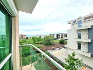 Μπαλκόνι ή βεράντα στο Compact Apartment Sarafovo to the Beach