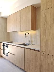 Kuchyň nebo kuchyňský kout v ubytování Apartments Melani Hvar
