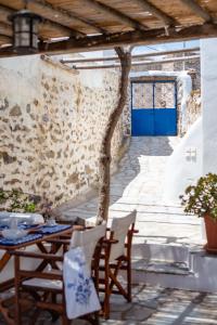 Patio nebo venkovní prostory v ubytování Villa Cyclades Naxos