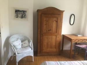 Posezení v ubytování Gartenblick im Schwalbennest