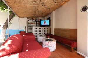 Posezení v ubytování Hostel Osho
