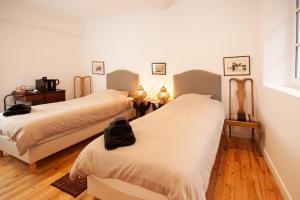 Apt luxueux avec une vue splendide客房内的一张或多张床位