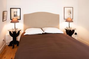Apt luxueux avec une vue splendide客房内的一张或多张床位