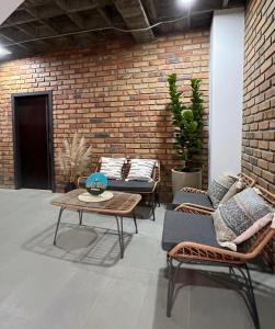 Posezení v ubytování Tinta & hierro suite 1