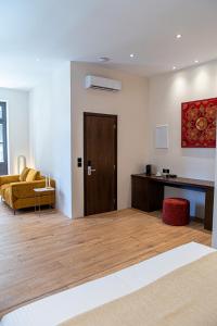 Posezení v ubytování Epitome Suites