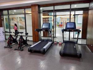 Fitness centrum a/nebo fitness zařízení v ubytování Keis Place Tagaytay