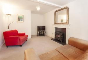 Istumisnurk majutusasutuses Horner Cottage in Luccombe