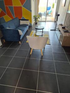 Villa lyly blue的休息区