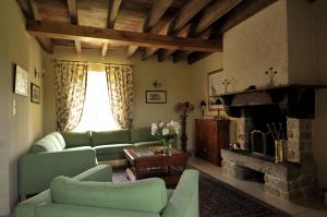 Χώρος καθιστικού στο Gite Vert Maison Bretonne