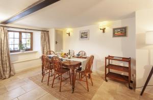 Istumisnurk majutusasutuses Pebble Cottage, Dunster