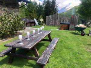 A garden outside Holiday Creek Mortirolo