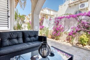 Χώρος καθιστικού στο Villa Solaris