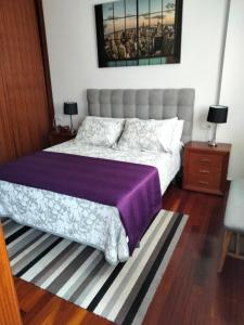Łóżko lub łóżka w pokoju w obiekcie apartment garden