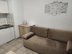 Kuchyň nebo kuchyňský kout v ubytování Apartments Ivo