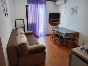 TV a/nebo společenská místnost v ubytování Apartments Ivo