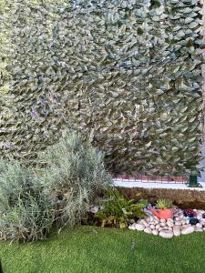 a wall with a bunch of fish on it at Studios Heliva in Dubrovnik