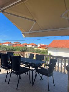 Balkón nebo terasa v ubytování Apartment Meri