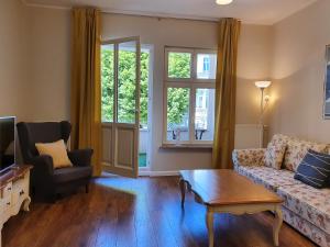 Posedenie v ubytovaní Apartament Śliwka na Monte