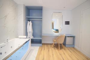 Koupelna v ubytování Hotel Strora