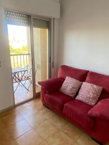 Posezení v ubytování Apartamento cerca de la playa