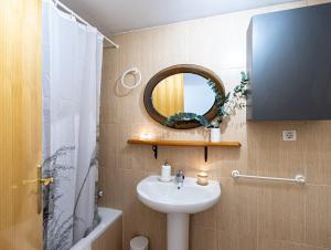 Koupelna v ubytování Apartamento familiar Canfranc Estación