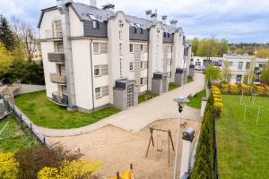 Zahrada ubytování Apartament Olsztyn Rataja 62