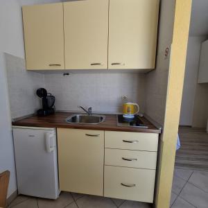 Una cocina o kitchenette en Studio apartman Latica 17 fotos más