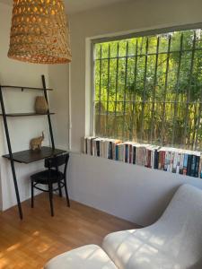 Knihovna v bed and breakfast