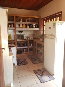 Cuina o zona de cuina de Chácara, próx a SP, com WI-FI e uma vista incrível