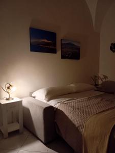 Postel nebo postele na pokoji v ubytování Fior dell'Etna
