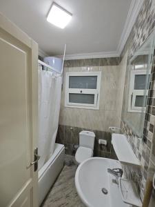 Koupelna v ubytování Furnished Cozy Flat in Madinaty B10