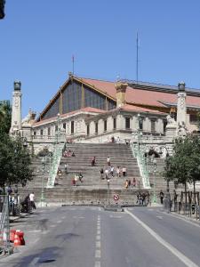 a large building with stairs in front of it at Thubaneau St Charles Canebière Vieux port in Marseille +5 photos