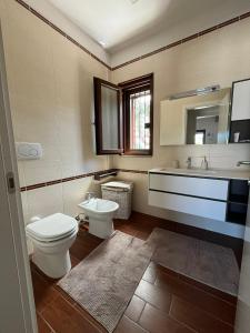 Koupelna v ubytování Villa Paternelli
