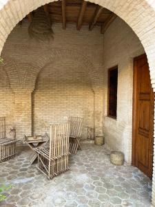 Patio nebo venkovní prostory v ubytování Maison de Vacances "Dar Khalifa"